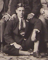 G.A.M. Isherwood with the British Isles team in 1910