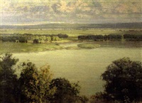 River landscape from the bluffs