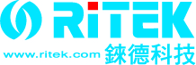 Ritek logo 含网址及中文