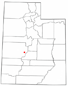 菲尔莫尔在犹他州中的位置