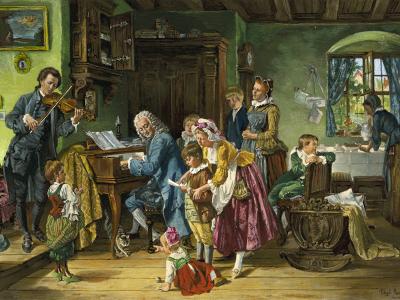 J. S. Bach and His Family at Morning Prayers