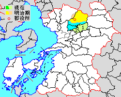 菊池町位置圖