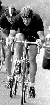 Clem Captein Cycling in 1981.