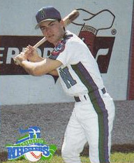 Baseball card of Matt Walbeck, Charleston Wheelers, 1988