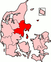 Århus County in Denmark