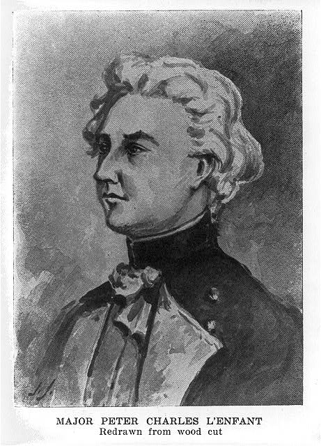 Pierre Charles L'Enfant, in an undated woodcut