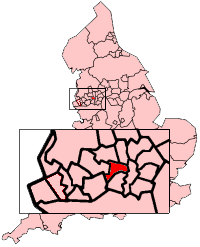 索尔福德城在英格兰的位置图