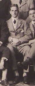 Stanley Williams with the British Isles rugby team in 1910
