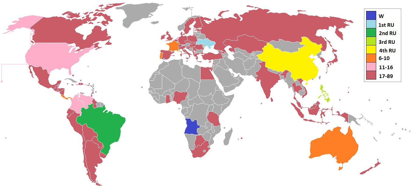 Miss Universe 2011 Map