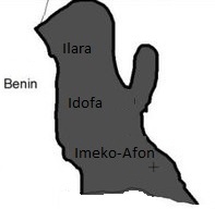 Map of Imeko-Afon