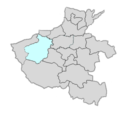 洛阳市在河南省的地理位置