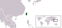 日本统治台湾的版图