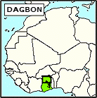 Region of the Kingdom of Dagbon (black rectangle)