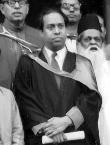 Sharif in a graduation ceremony