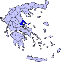 马格尼西亚州在希腊的位置