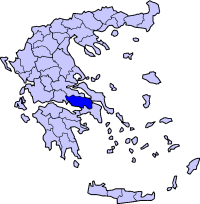 埃夫里塔尼亚州在希腊的位置