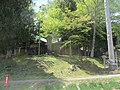 Suwa Shrine Front Shrine Worship Site (The memorial tower is on the left as you descend)