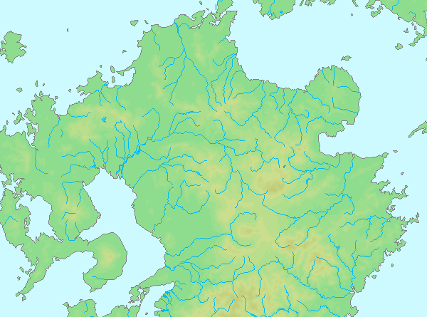 Location map Japan Northern Kyushu