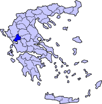 阿尔塔州在希腊的位置