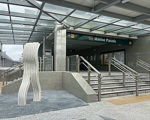 马林百列地铁站3号出口