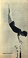 1962-04 1962年 体操运动员郭可愚 高低杠