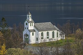 Balsfjord Church in October 2015