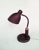 The Molitor Grapholux lamp, by Christian Dell (1922–1925)