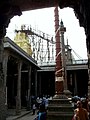 Courtyard of the main temple during a religious festival