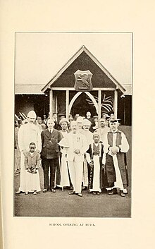 George Wilson opening up King's college Budo in 1906.