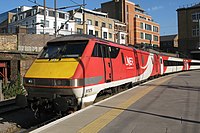 91125 at King's Cross in July 2018.