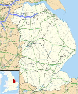 Map showing the location of Wellsyke Wood