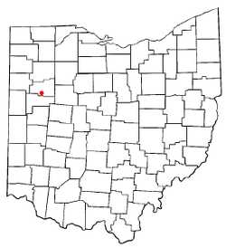 Location of Fort Shawnee, Ohio