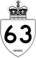 Highway 63 marker