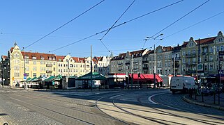 Rynek Jeżycki, main square of Jeżyce