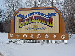 “Welcome to Charleswood: The Suburb Beautiful,” the welcome sign that sits along the area’s main street, Roblin Boulevard