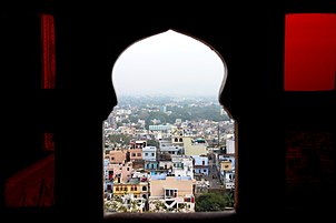 A view of Udaipur from City Palace, Udaipur.