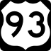 U.S. Highway 93 Alternate marker