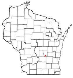 Location of Manchester, Wisconsin