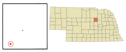 Location of Ericson, Nebraska