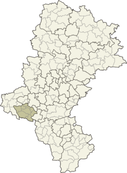 Location within Silesian Voivodeship