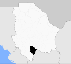 Mariano Balleza is located within Balleza Municipality