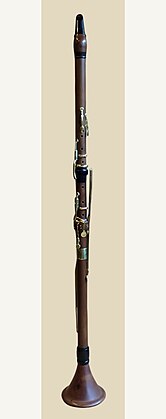 Romantic basset horn, elongated shape, 13 keys (replica)
