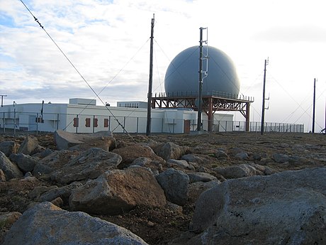 H-4A Air Radar Station atop Bolafjall