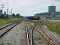 CN Railway tracks, CN Metals Distribution Centre in background