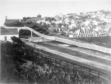 Calvary Cemetery and the Point Lobos toll gate (circa 1890s), San Francisco