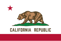Modern flag of the State of California, for comparison