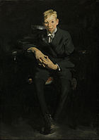 乔治・拜罗斯（英语：George Bellows）, Frankie, the Organ Boy, 1907年