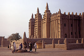Great Mosque of Djenné, Mali, in 1972
