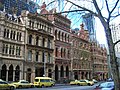 Collins Street buildings including the Rialto (1888), Winfield (1889) and Olderfleet buildings (1889)