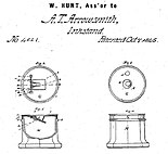 Inkstand Patent 4221